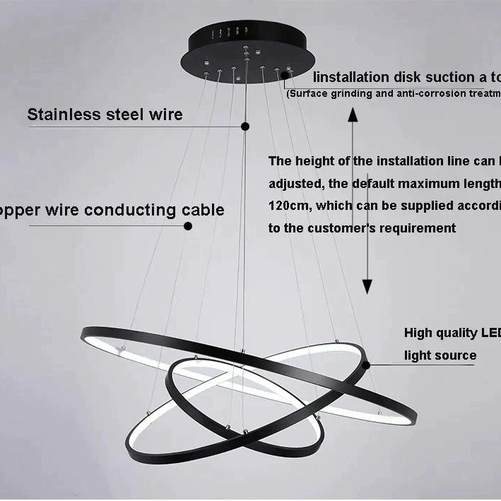 Unveiling Modern Elegance: Cascading Circle Pendant Lights For Any Space