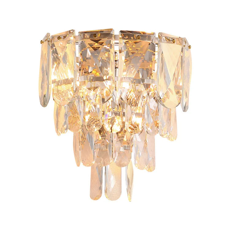 Luisa’s Light Luxury Crystal Wall Lamp - Elevate Your Living Spaces With Modern Elegance Wall Lamp