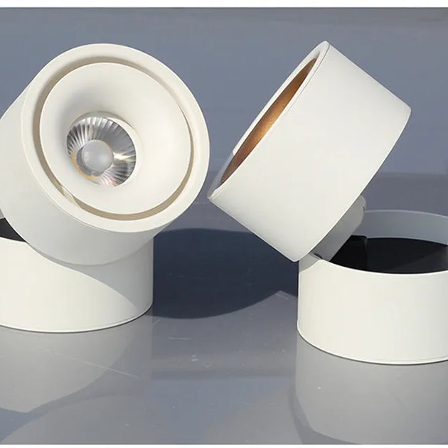 Recessed Led Light Spot - Plafond Downlight With Surface Cob Dimmable Ceiling Lamps In 9W 12W 15W