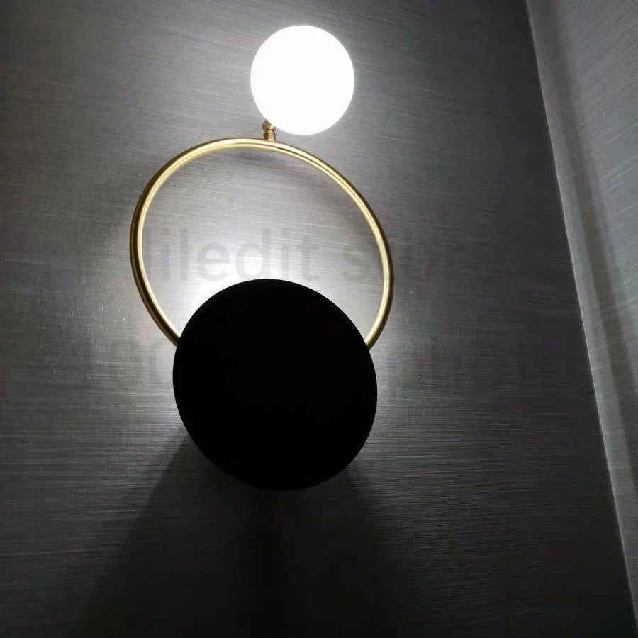 Hot Sale Modern Led Wall Lamp - Nordic Glass Ball Sconce Lighting Fixture For Bedside Bedroom
