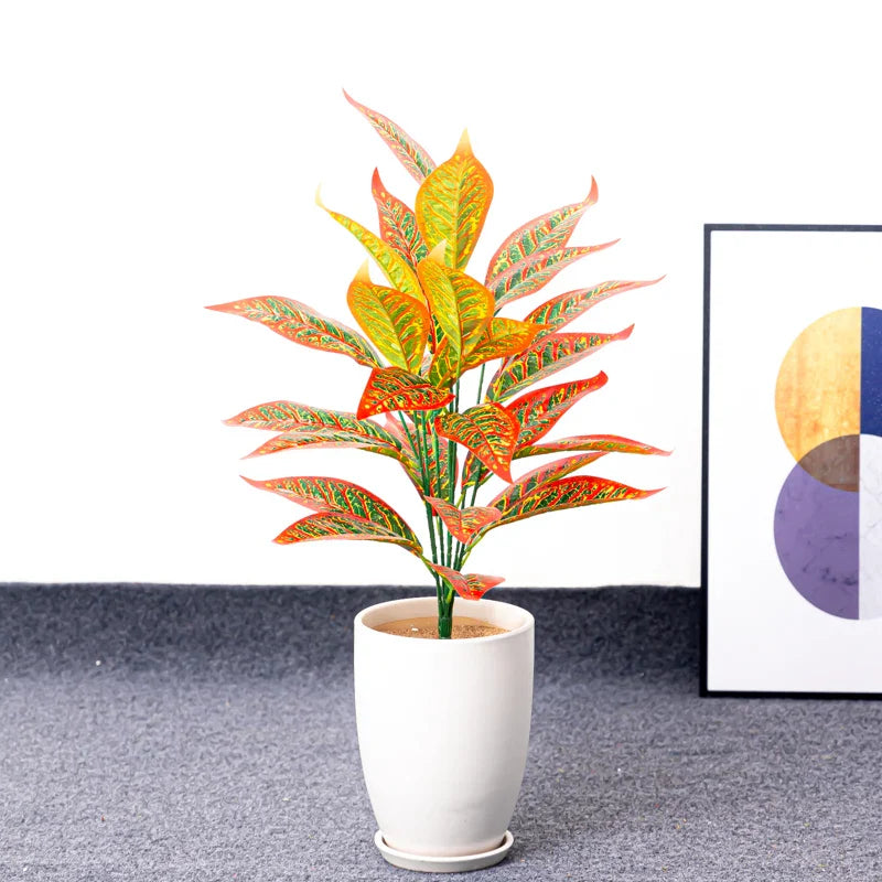 Dlight Decor 76cm Tropical Magnolia Palm Branch with 26 Leaves