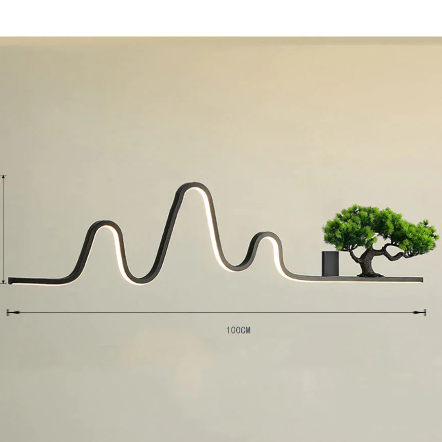 Élisa’s Ip65 Waterproof Led Wall Lamp - Modern Garden And Villa Landscape Plant Light Outdoor Lamps