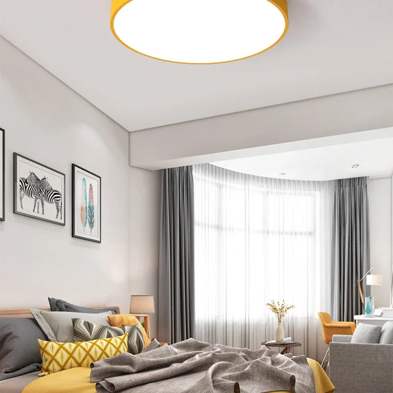 Multicolor Ultra - Thin Led Round Ceiling Light With Remote Control Ceiling Light