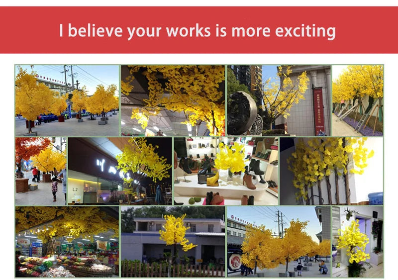 Dlight Decor Ginkgo Branches for Elegant Floral Styling