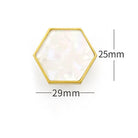 Modern Brass Shell Knobs – Colorful Cabinet Pulls for Wardrobes Dressers and Cupboards white 29mm knob