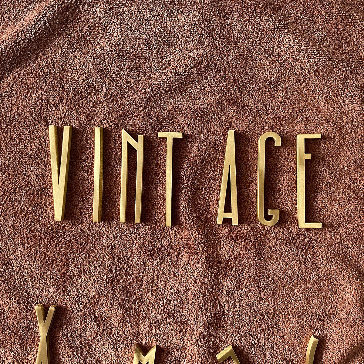 5mm Brass Letters – DIY Wall Decorative Name Signs for Business Shops and Doors A Brass Letters