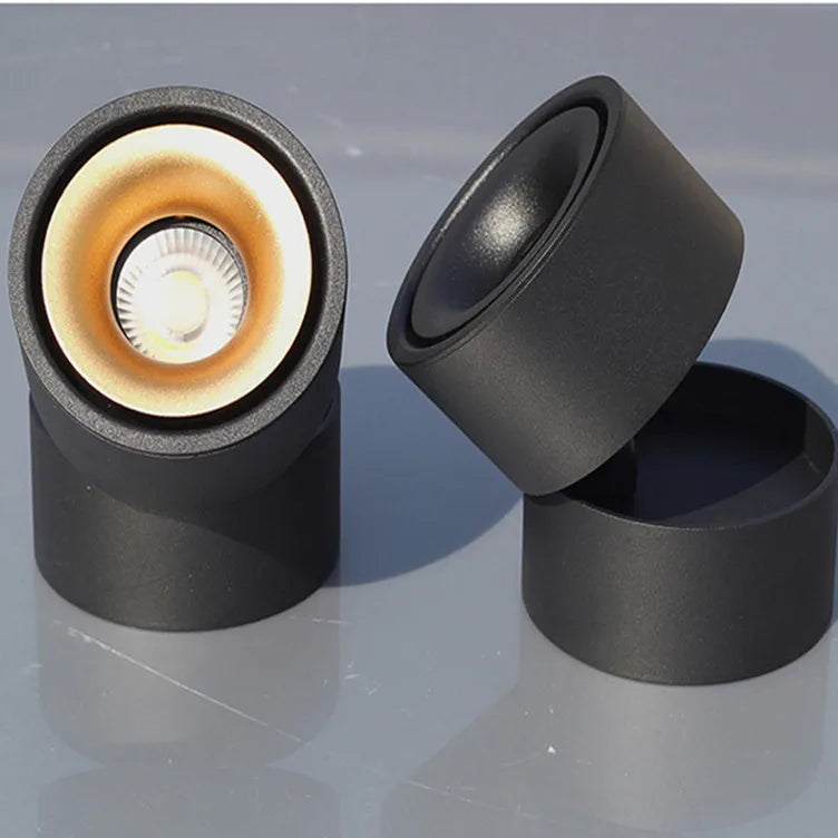 Recessed Led Light Spot - Plafond Downlight With Surface Cob Dimmable Ceiling Lamps In 9W 12W 15W