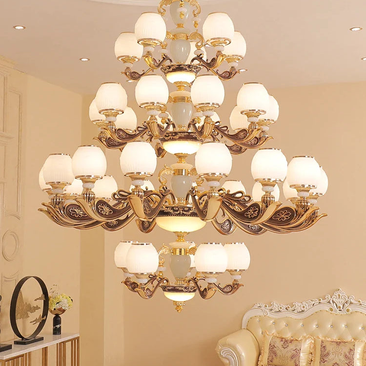European Style Large Chandelier - Elegance For Living Rooms Hotels Villas And Grand Hallways