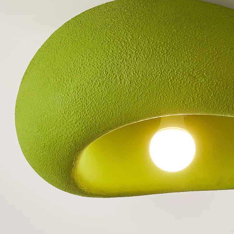 French Minimalist Wabi - Sabi Colorful Led Ceiling Light - Perfect For Bedrooms Studies And Living