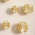 Hammered Brass Cabinet Handle – Handcrafted Knobs for Drawers Wardrobes and Kitchen Doors Knob