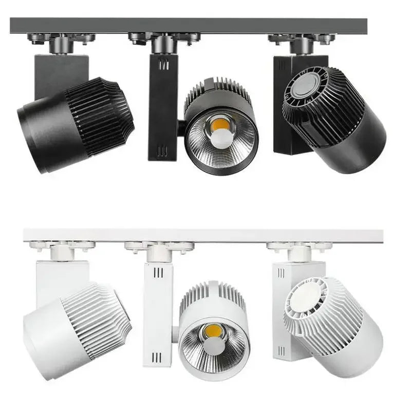 40W COB LED Track Light - Recessed Ceiling Spotlight for Commercial Indoor Lighting Cool White 6000K / NoDimmable