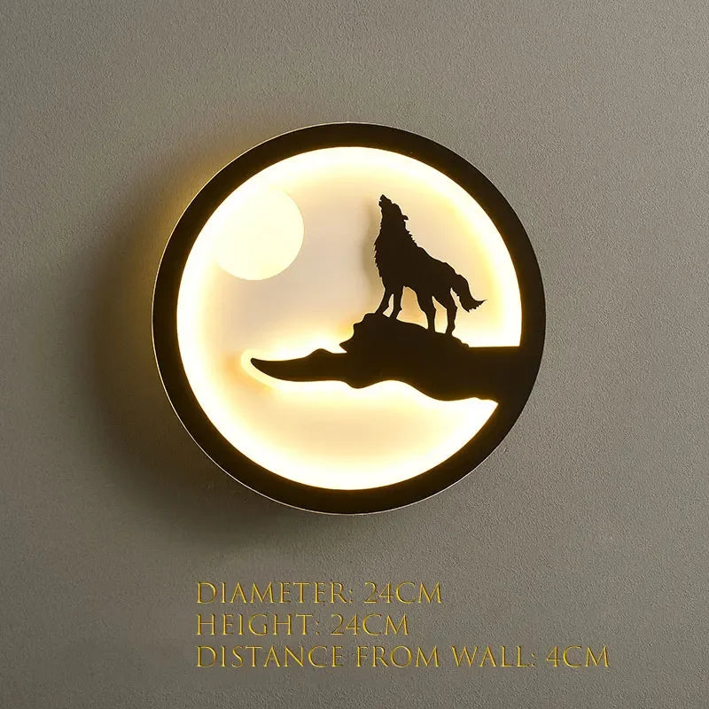 Dlight Decor Nordic Character Glow Wall Lamp 1 / 24X24X4 / 3500-5500K|18-25W Wall Art