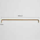 Modern Brass Furniture Bar Handles – Stylish Cabinet Pulls and Towel Bars (7mm Solid Brass) 2007-A408 Handles