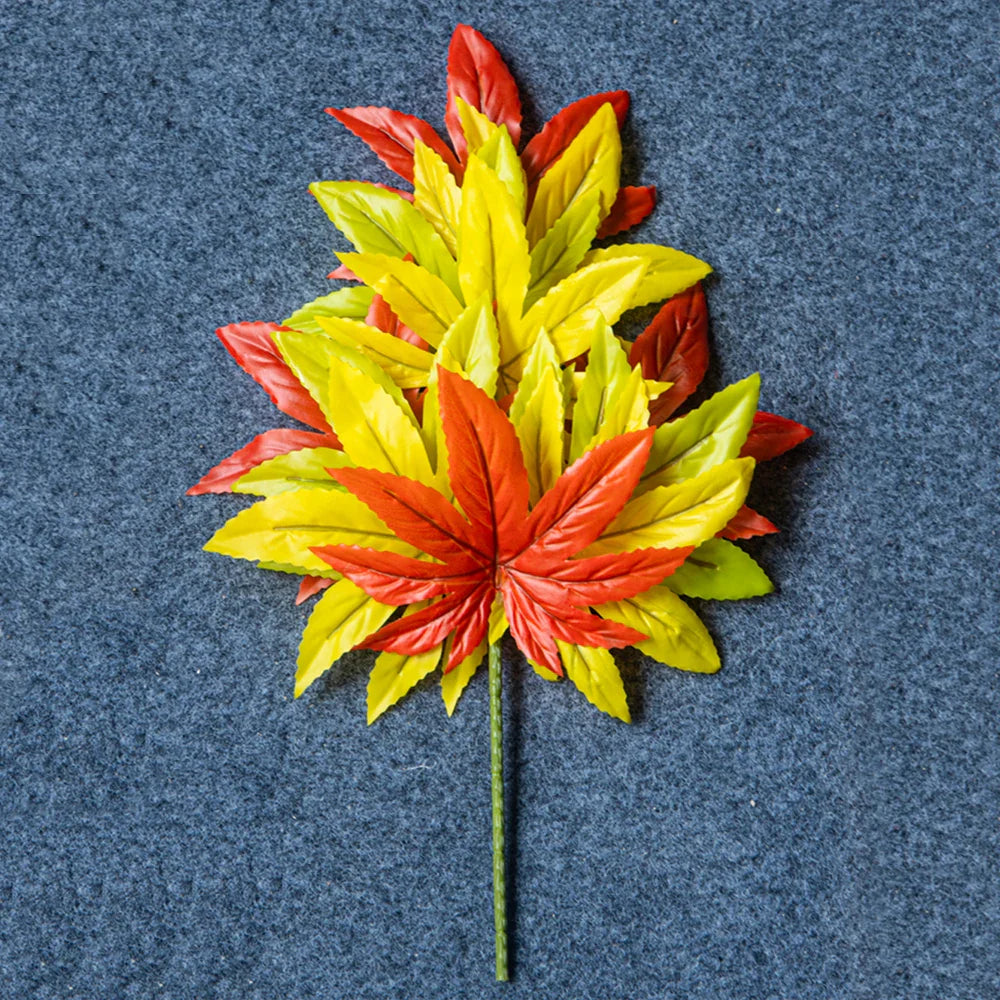 Dlight Decor 43cm Autumn Maple Leaf Branch for Fall Display