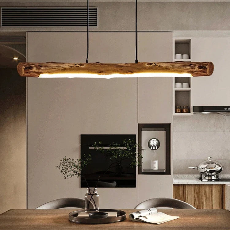 Chic Black Walnut Pendant Lights - Minimalist Wood Lighting For Dining Tables Kitchens And Home