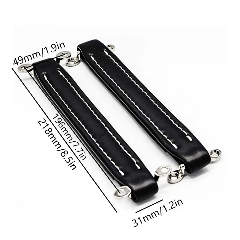 Vintage Leather Furniture Handle – Soft Suitcase-Style Drawer Pulls for Cabinets and Chests Handles