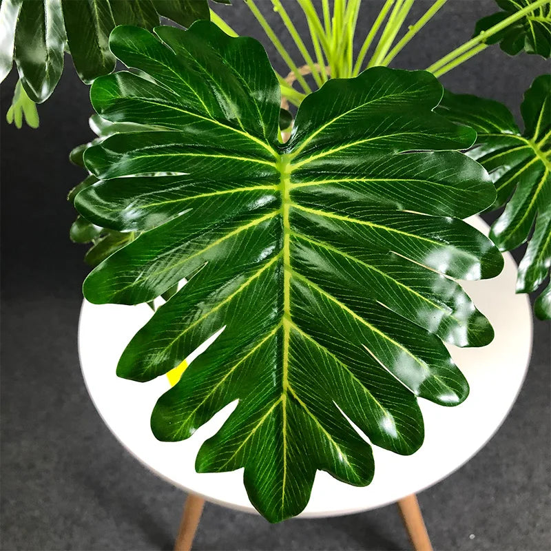 Dlight Decor White Monstera Palm for Bold Floor Styling