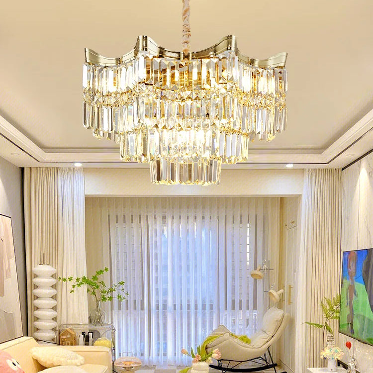 Exquisite Crystal Chandelier For Living Rooms Bedrooms And More - Modern French Light Luxury Design