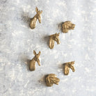 Luxury Brass Solid Handle Pure Copper Animal Shape High-grade Gold Wardrobe Dresser Drawer Cabinet Pulls Furniture
