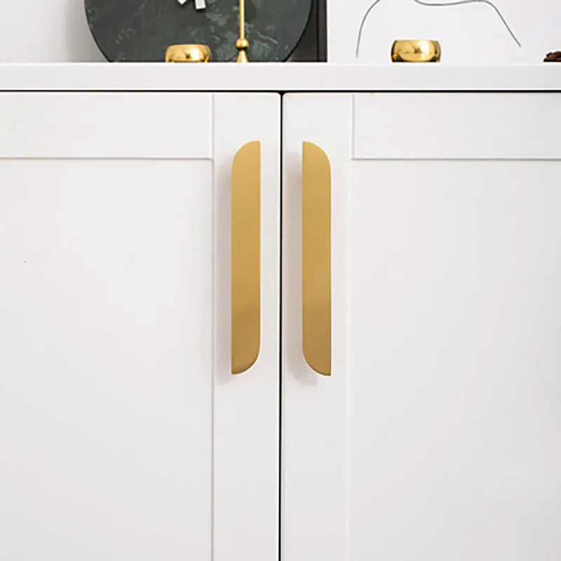 Modern Simple Wardrobe Handles – Brass Cabinet Knobs and Drawer Pulls for Furniture Handle