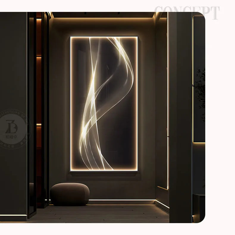 Dlight Decor Linear Wall Lamp for Modern Interiors Wall Art