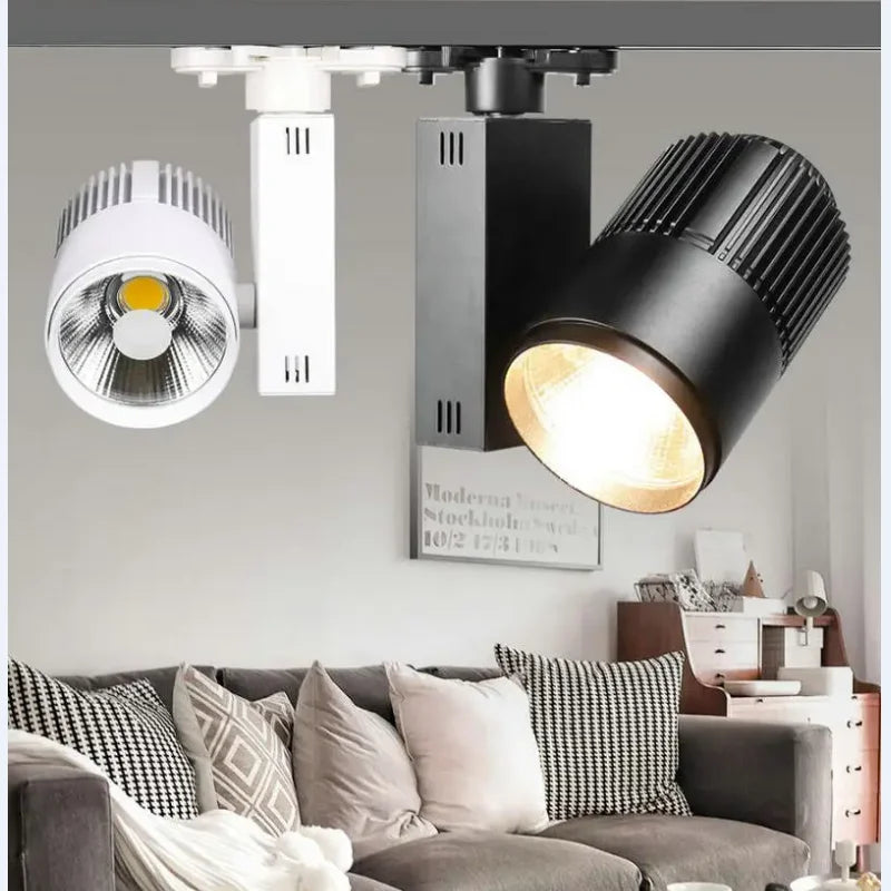 40W COB LED Track Light - Recessed Ceiling Spotlight for Commercial Indoor Lighting ceiling light
