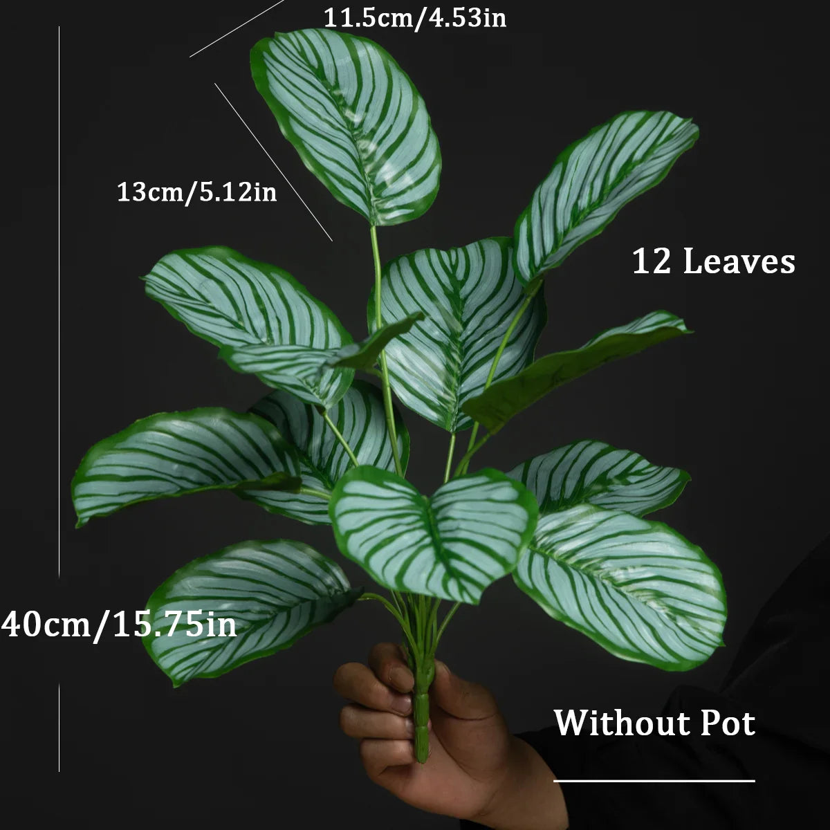 Dlight Decor Monstera Palm Branch for Tropical Home Styling A