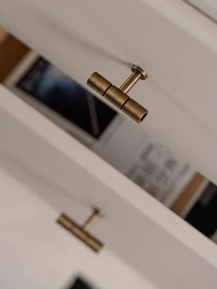 Gold and Bronze Brass Wardrobe Handles – Vintage Cabinet Drawer Pulls and Bar Handles Handles