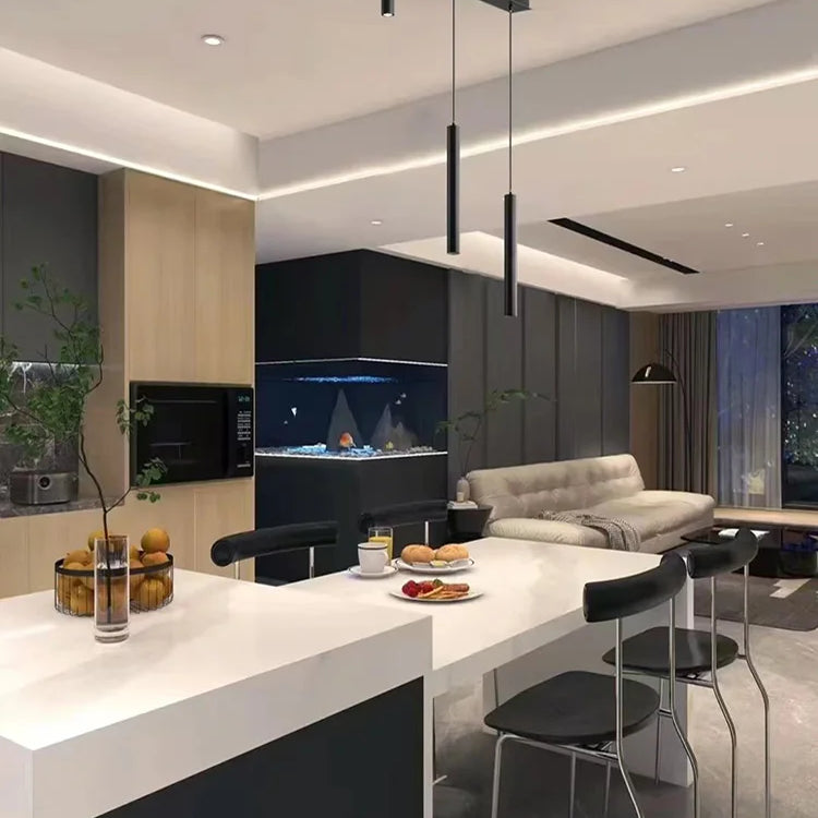 Nordic Led Ceiling Lamp - Modern Strip Design For Restaurants Bars Kitchen Islands And Dining Rooms