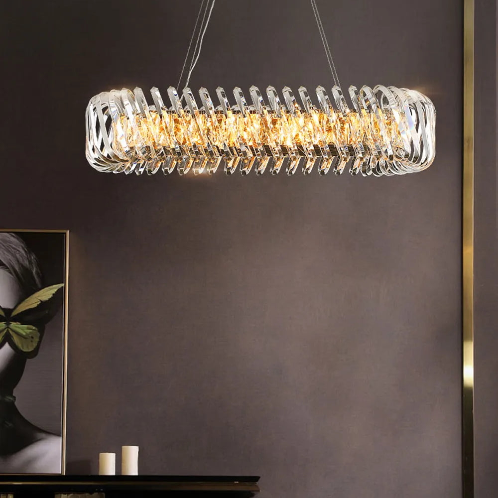 Olivia’s Art Deco Crystal Glass Led Chandelier Chandelier
