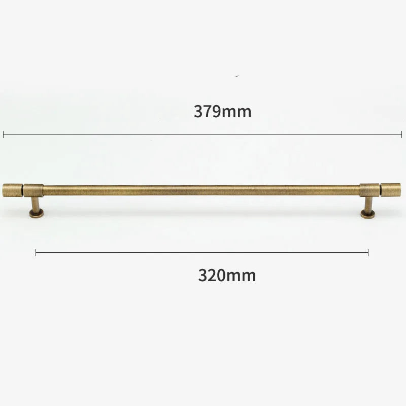 Gold and Bronze Brass Wardrobe Handles – Vintage Cabinet Drawer Pulls and Bar Handles bronze 379mm Handles