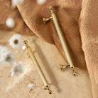 Polished Gold Brass Furniture Handles – Chrome Cabinet Pulls and French Wardrobe Drawer Knobs Handles