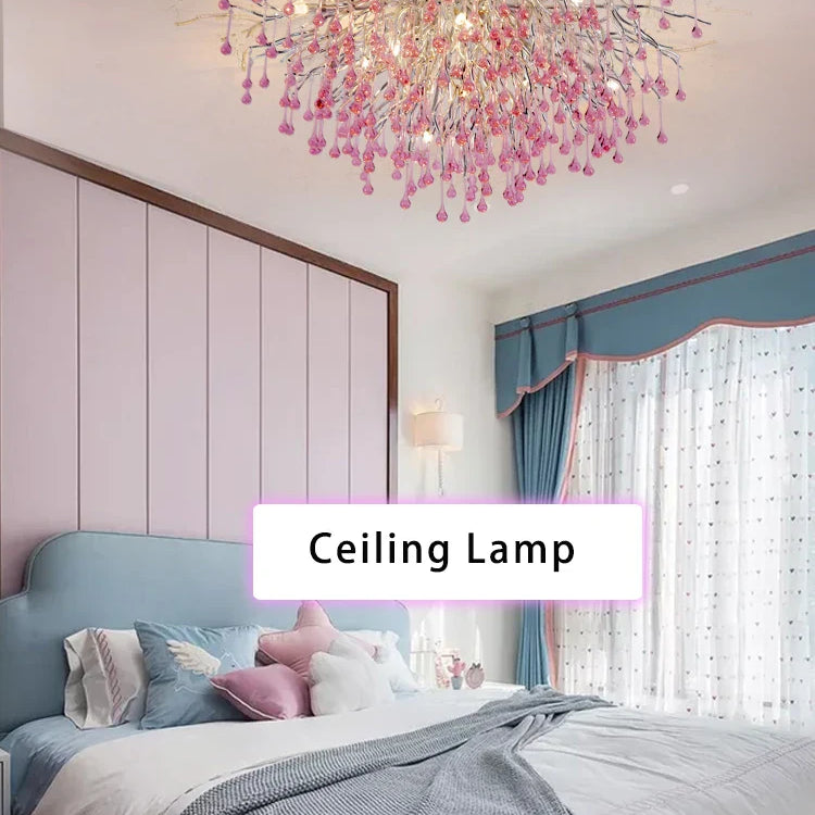 Creative Tree Branch Chandelier - Illuminate Your Bedroom Or Girl’s Room With Whimsical Charm