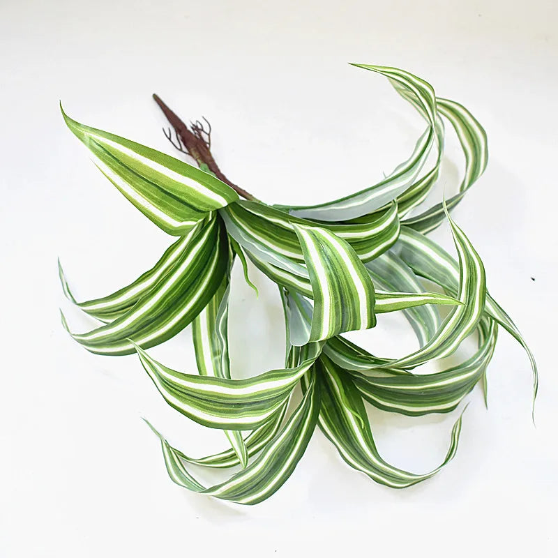 Dlight Decor 43cm Dracaena Air Grass Branch with Bamboo Leaves for Desktop Decor