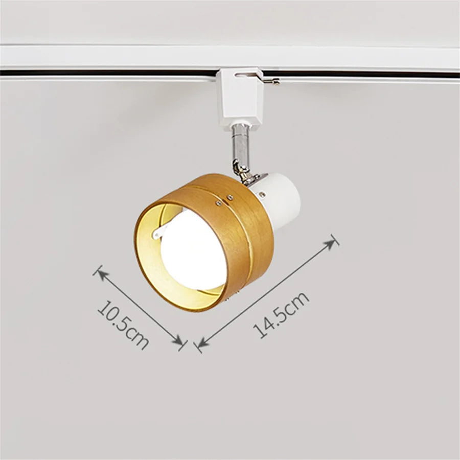 1PC LED Track Light - Sleek and Versatile Lighting Solution Solid Wooden / 9W Warm White ceiling light