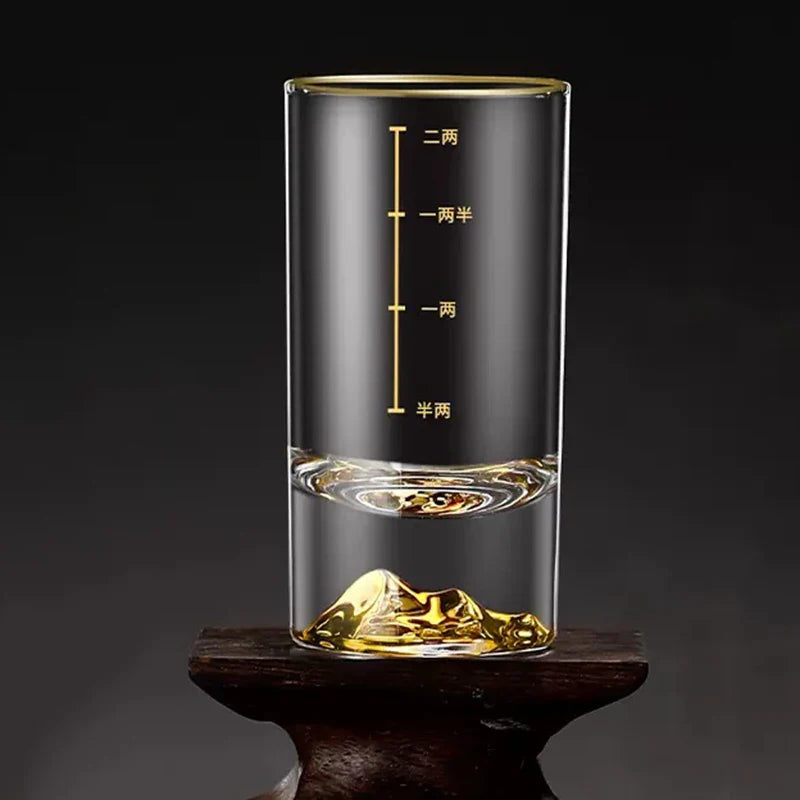 Dlight Decor Golden Line Brandy Glass Set 100ml x6 100ml / 6pcs Glass