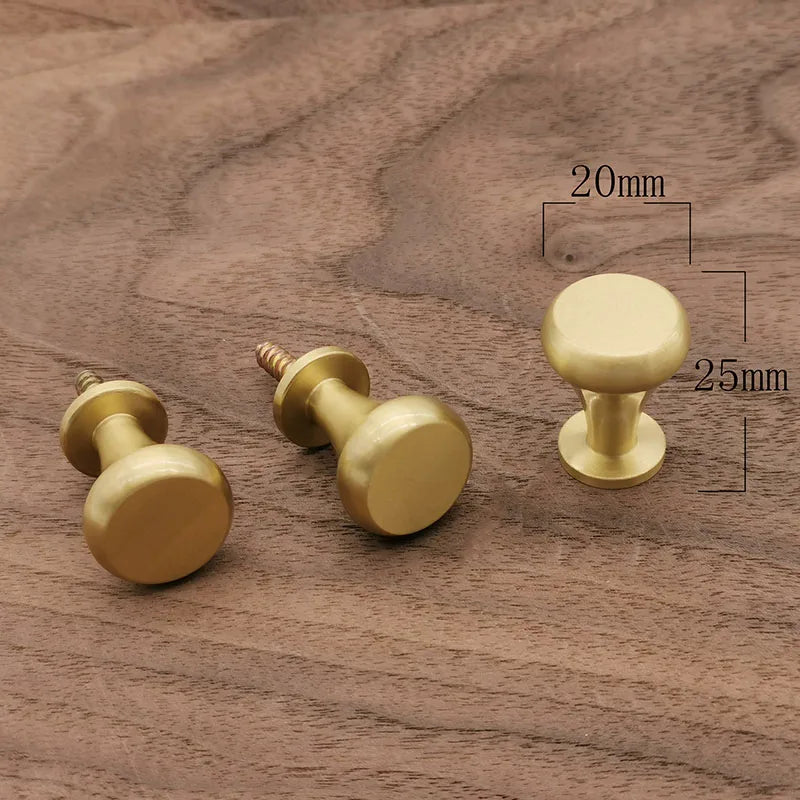 Brass Cabinet Handle and Hook – Gold Knob for Furniture Wardrobes and Towel Holders knob