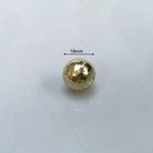 Hammered Brass Cabinet Handles – Light Gold Wardrobe Knobs and Drawer Pulls for American/Nordic Furniture TS0701 0.75
