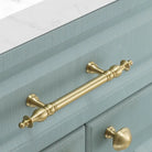 Chrome Brass Polished Gold Furniture Handle Modern Cabinet Pulls Wardrobe Cupboard Drawer Bar Knobs Handles