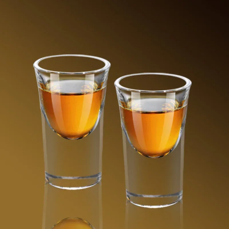 Dlight Decor 15ml Thick-Bottom Shot Glass – Single Baijiu & Spirits Cup 1pcs / 15ml