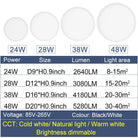 Ultra - Thin Led Ceiling Light - Modern 20 - Inch Large Lamp With Dimmable Brightness Ac85 - 265V