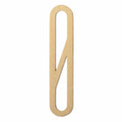 Solid Brass Alphabet Letters and Numbers – Adhesive DIY Door Decor for Home Hotel and Baby Names / 100mm height Brass