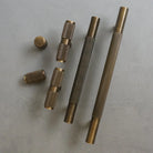 Solid Bronze Cabinet Handles – Antique Brass Wardrobe Bars and Drawer Pulls (20mm-500mm) Handles