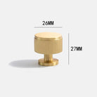 American Style Brass Cabinet Handles – Light Luxury Extended Wardrobe Door Pulls 9015-1-026 Handles