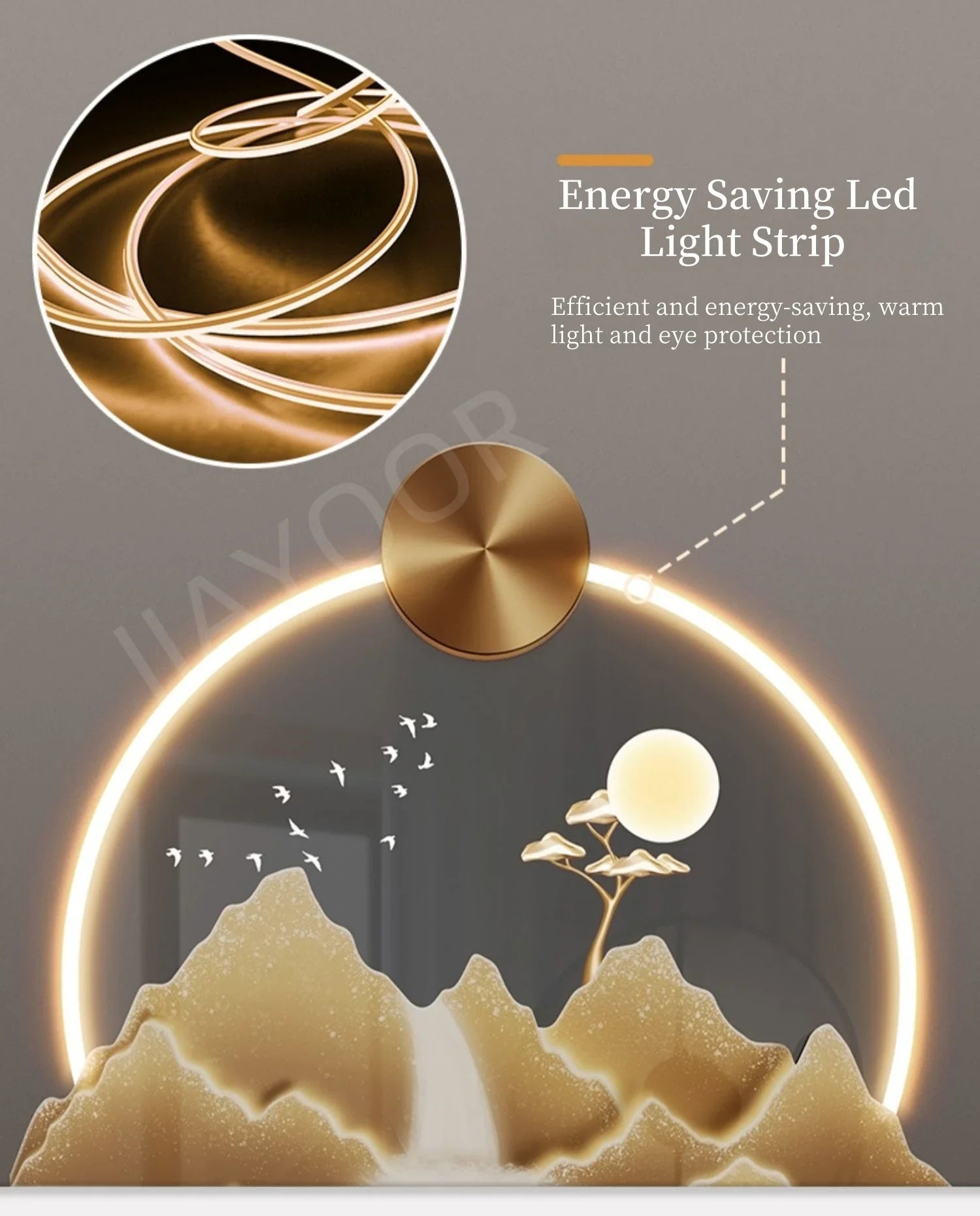 Dlight Decor Butterfly Mural Light for Entrance Walls Wall Art