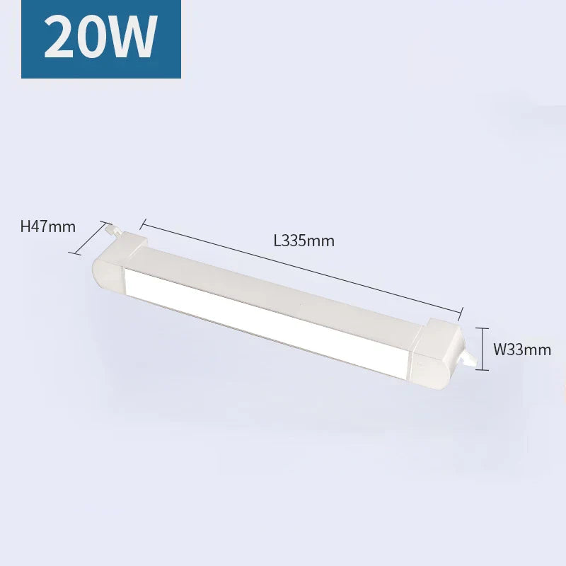 3-Wire LED Track Light - Ceiling Spot Lamp for Clothing Shops 20W Downlight White / Cold White ceiling light