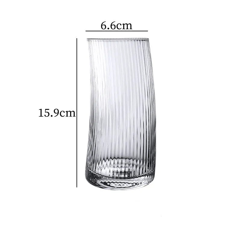 Dlight Decor Irregular Glass Mug 325ml or 500ml 500ml / 1pcs Cocktail Glasses