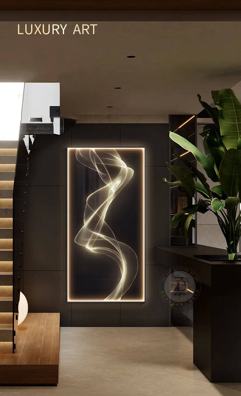 Dlight Decor Linear Wall Lamp for Modern Interiors Wall Art