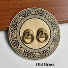 Chinese Antique Brass Cabinet Handles – Retro Door Pulls for Wardrobes Bookcases and Shoe Cabinets (110mm-240mm) old