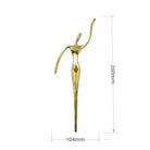 Ballet Brass Thinker Handle – Luxurious Solid Brass Pull for Cabinets Wardrobes and Drawers B(260x104x35mm) Handles